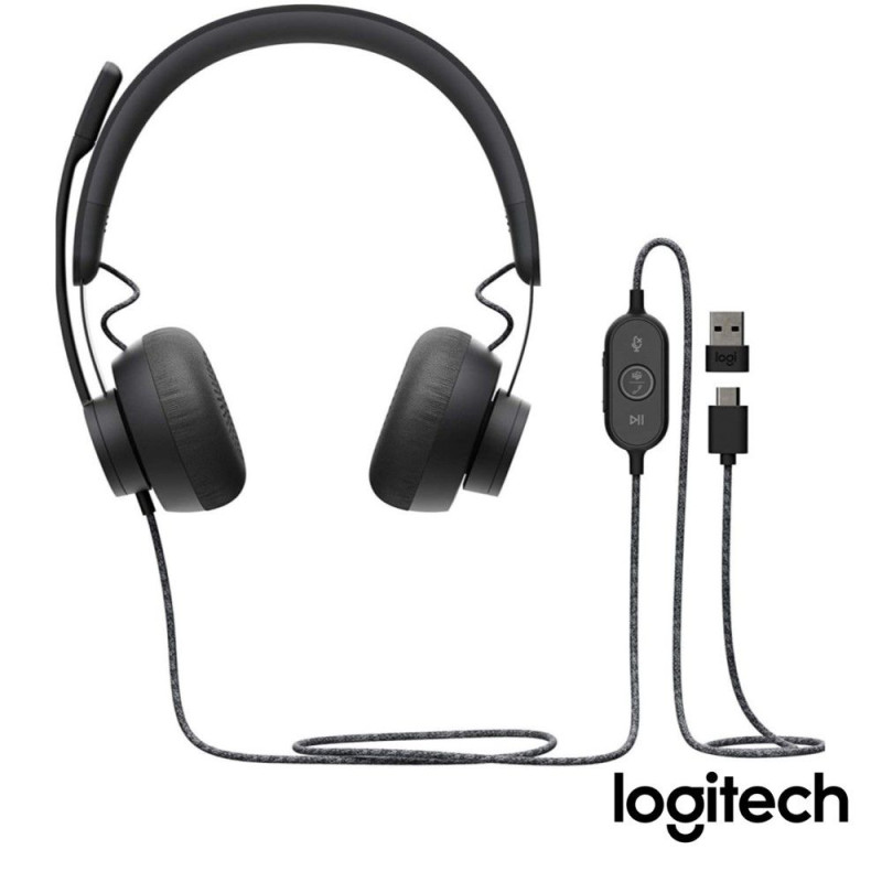 Micro Casque - Logitech Zone Wired UC