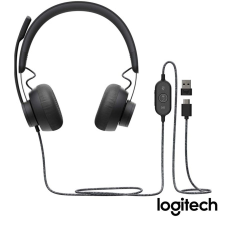 Micro Casque - Logitech Zone Wired UC