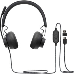 Micro Casque - Logitech Zone Wired UC
