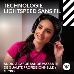 Micro Casque - Logitech G Astro A50 Lightspeed Noir
