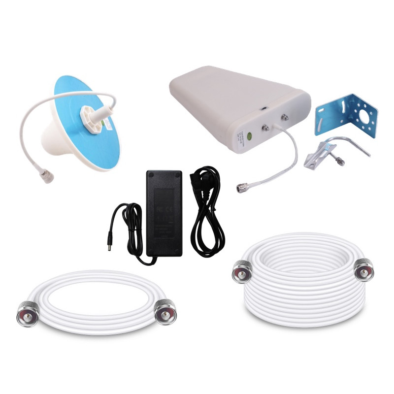 4G 2G 800mhz 1800 MHz Amplificateur de Signal pour téléphone Portable Répéteur 70dB Répéteurs de