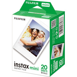 Pack de 20 Feuilles Pour les appareils Fujifilm Mini – Blanc