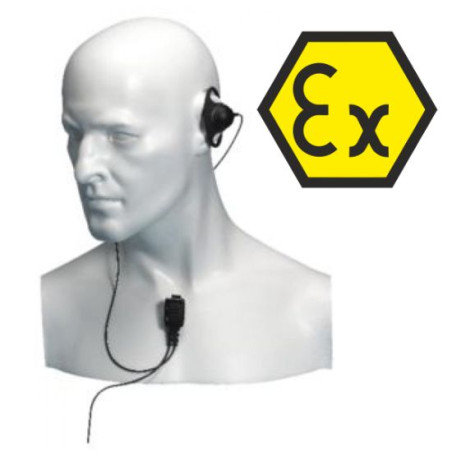 Oreillette contour d'oreille pour Entel HT (Atex)