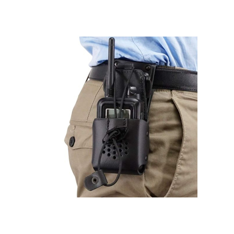 Housse de protection cuir pour portatif ICOM
