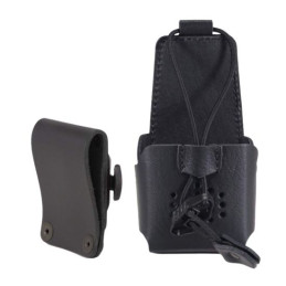 Housse de protection cuir pour portatif ICOM