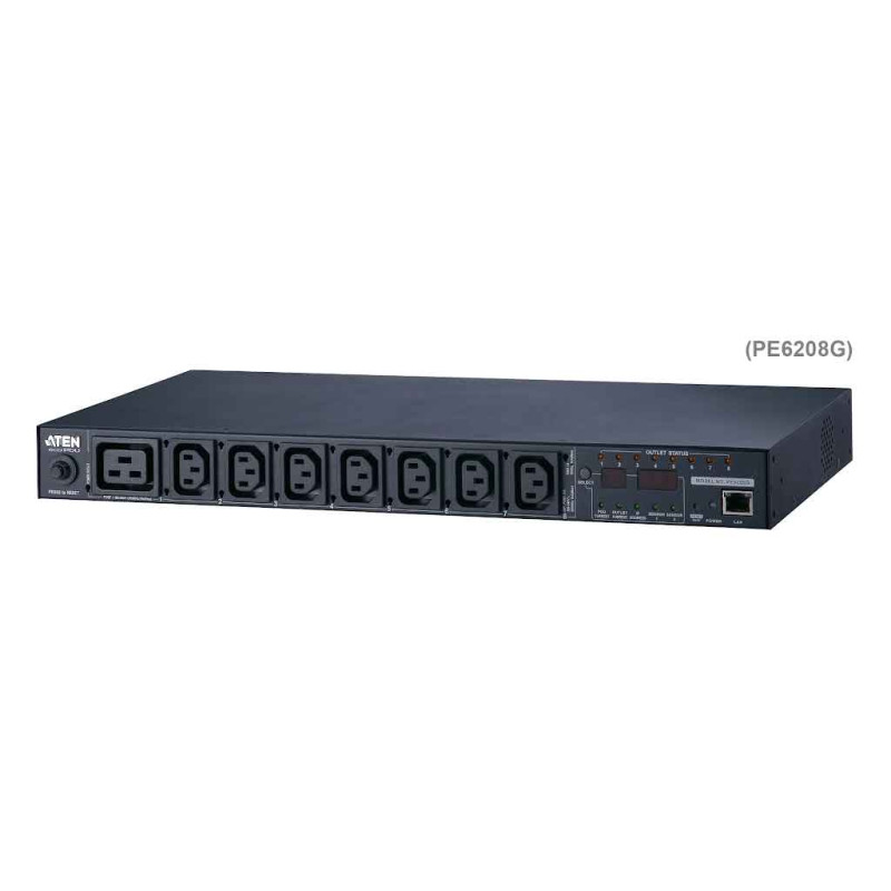 Aten Pe6208G Eco Pdu Multiprise Ip 2400W 7Xc13+1Xc19