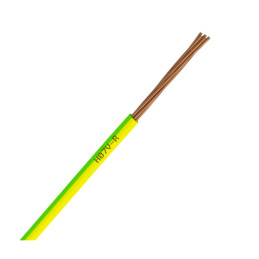 Fil électrique rigide H07VR 16mm² vert/jaune - Couronne /