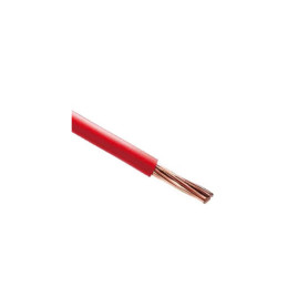 Fil électrique rigide H07VR 6²mm rouge - Couronne / Rouleau de
