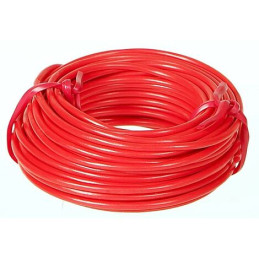 Fil électrique rigide H07VR 6²mm rouge - Couronne / Rouleau de