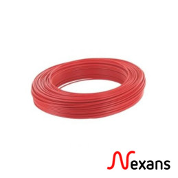 Fil électrique rigide H07VU 1.5²mm rouge - Couronne / Rouleau