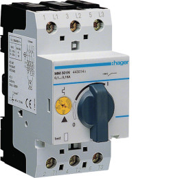 Disjoncteur moteur 0,1-0,16A - MM501N - Hager