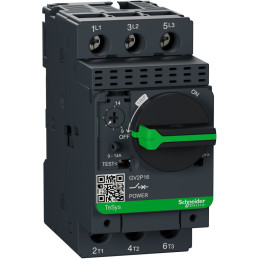 Disjoncteur moteur 9 à 14 A 3P 3d déclencheur magnétothermique