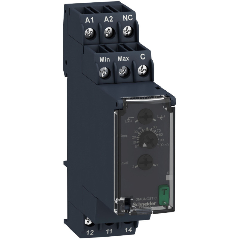 Relais contrôle de phases - 2OF - 208 à 480Vac Harmony Control RM22 - Schneider Electric - RM22TG20