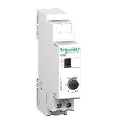 Minuterie 30s..20mn - contact 16A/230Vca - marche forcée Acti9 MINs Schneider Electric - CCT15232 Minuterie 30s..20mn - contact 16A/230Vca - marche forcée Acti9 MINs Schneider Electric - CCT15232