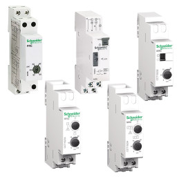 Minuterie 30s..20mn - contact 16A/230Vca - marche forcée Acti9 MINs Schneider Electric - CCT15232 Minuterie 30s..20mn - contact 16A/230Vca - marche forcée Acti9 MINs Schneider Electric - CCT15232