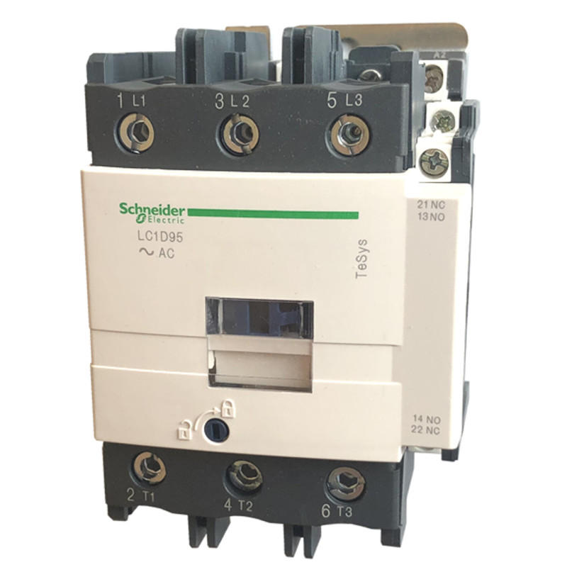 Contacteur 3P AC-3 440V 95A bobine 230Vca TeSys LC1D Schneider Electric - LC1D95P7