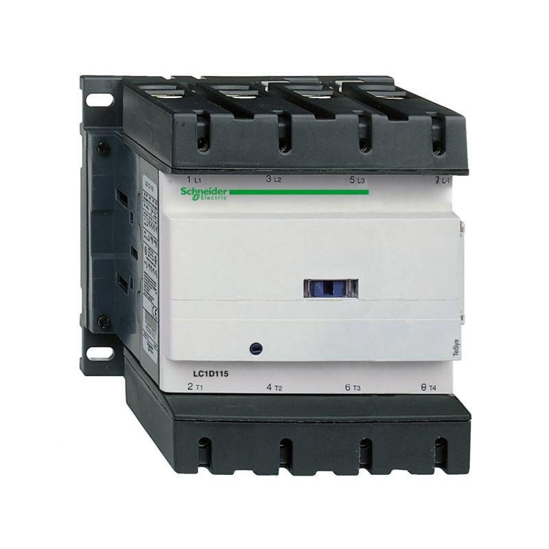 Contacteur 4P AC-1 440V 200A bobine 230Vca TeSys LC1D Schneider Electric - LC1D115004P7