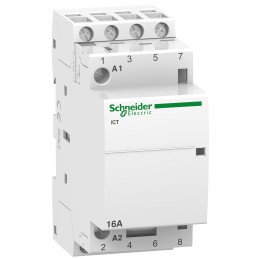 Contacteur auxiliarisable - 4P - 16A - 4NO - 230/240Vca - 50Hz
