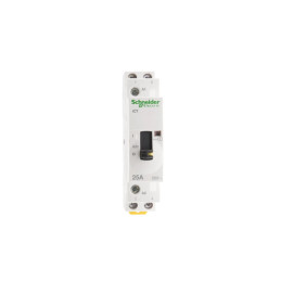 Contacteur à commande manuelle - 2P - 25A - 2NO - 230/240Vca -