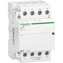 Contacteur tête de grp 3P+N 40A AC7a - 4NF - 230/240Vca - 50Hz