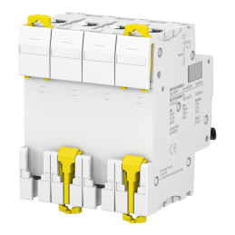 Disjoncteur modulaire miniature (MCB), 4P, 40 A, courbe C, 6