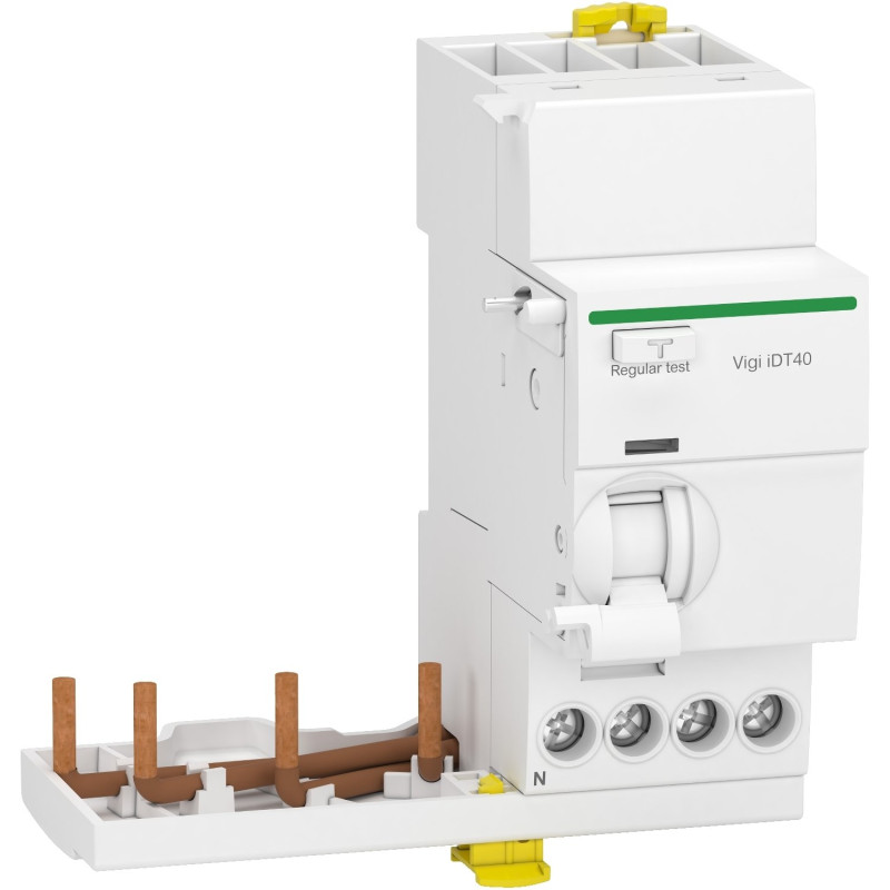 Disjoncteur différentiel Acti9 Vigi iC40, 3P+N, 40 A, 300 mA, type AC - Schneider Electric - A9Y83740