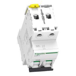 Disjoncteur modulaire miniature (MCB), 2P, 16 A, courbe C, 6