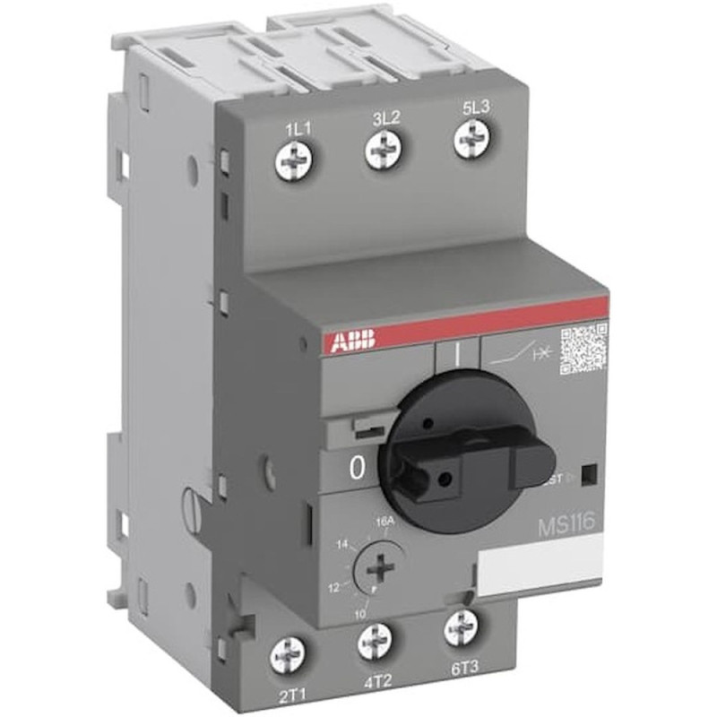 Disjoncteur moteur MS116 4.00 à 6.30A-Img 78.75A-50Ka MS116-6.3 - ABB141108