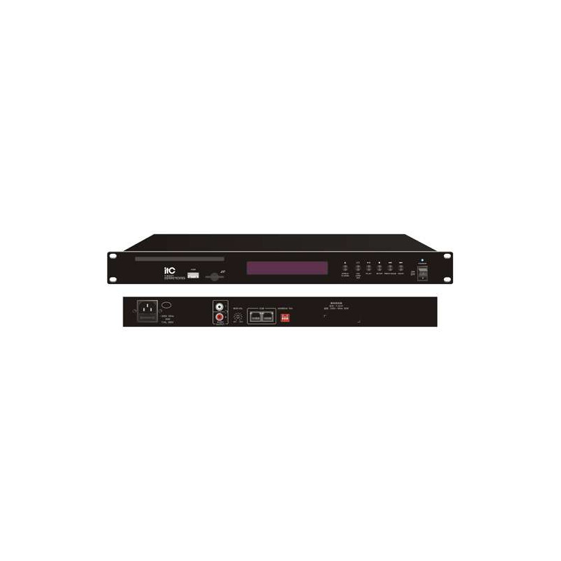 Lecteur CD MP3 4 sources audio en une avec tuner ITC - T-2221 Lecteur CD MP3 4 sources audio en une avec tuner ITC - T-2221