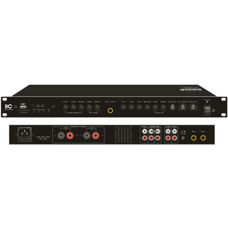 Amplificateur professionnel multimédia ITC - TS-2060W Amplificateur professionnel multimédia ITC - TS-2060W