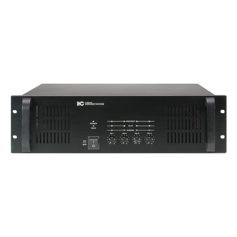 Amplificateur de puissance 4 canaux ITC - T-4S240 Amplificateur de puissance 4 canaux ITC - T-4S240