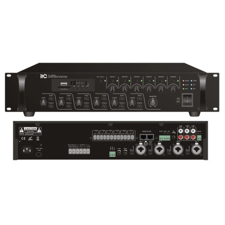 Amplificateur mélangeur 6 zones avec Mp3 ITC - TI-5006S