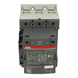 Contacteur tripolaire 3P AC, bobine 100-250V DC NO+NF ABB -