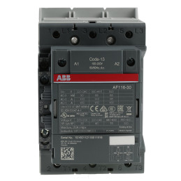 Contacteur tripolaire 3P AC, bobine 100-250V DC NO+NF ABB851390 - AF116-30-11