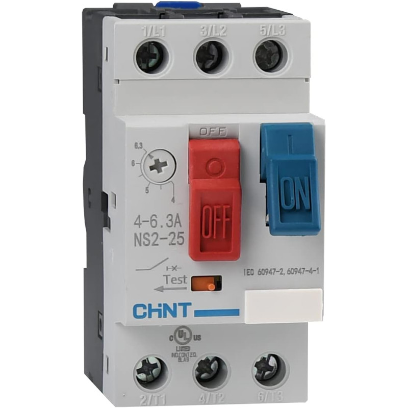 Disjoncteur de protection moteur à commande par bascule NS2-25/1D CHINT - 495080