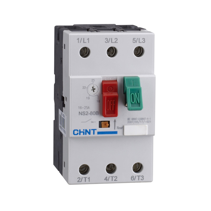 Disjoncteur de protection moteur à commande par bascule NS2-80B/2C CHINT - 495088