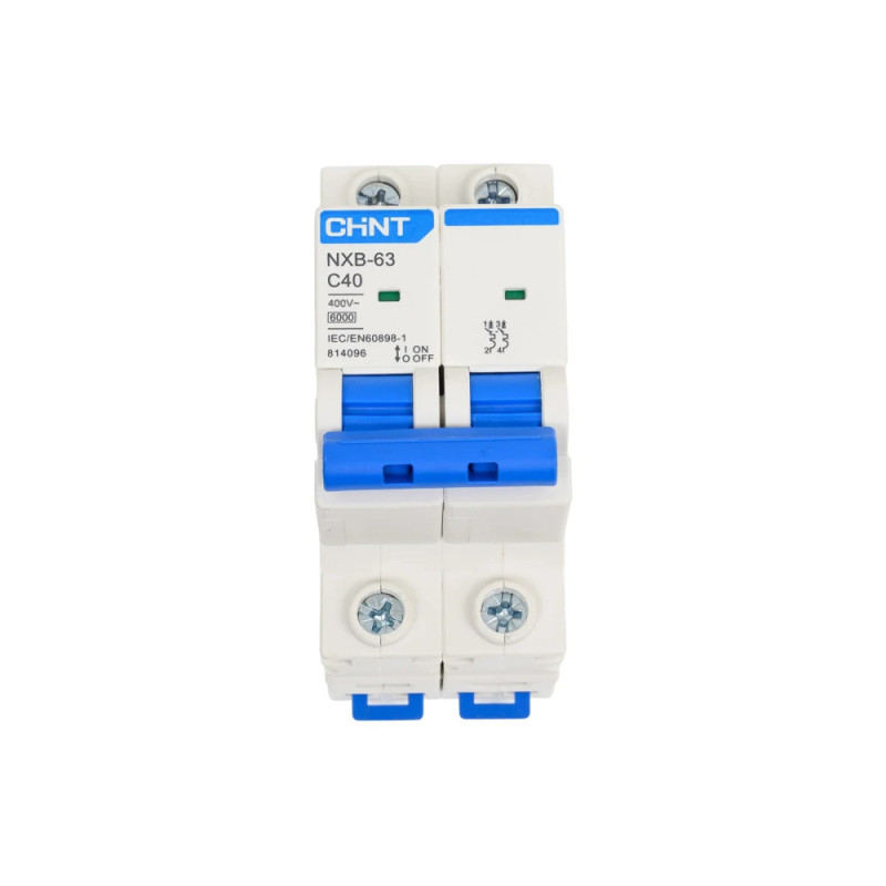 Disjoncteur miniature 2P 6kA C40A NXB-63 CHINT - 814096