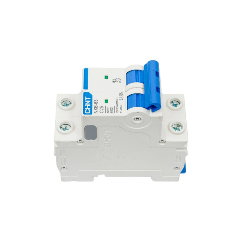 Disjoncteur miniature 2P 6kA C25A NXB-63 CHINT - 814094