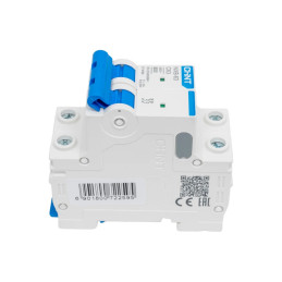 Disjoncteur miniature 2P 6kA C63A NXB-63 CHINT - 814098