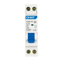 Disjoncteur miniature DPN 1P+N 4,5kA C16A NXB-40 CHINT - 817017