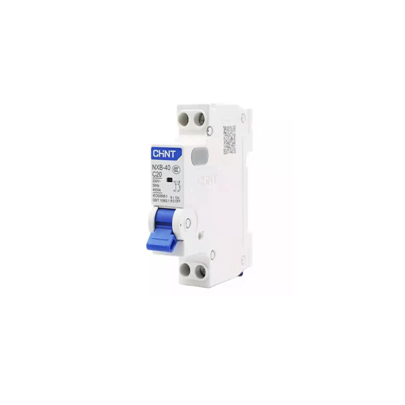 Disjoncteur miniature DPN 1P+N 4,5kA C20A NXB-40 CHINT - 817018