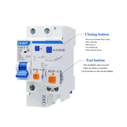 Disjoncteur différentiel 6KA 1P+N C-20A 30mA NXBLE-32 CHINT - 819393