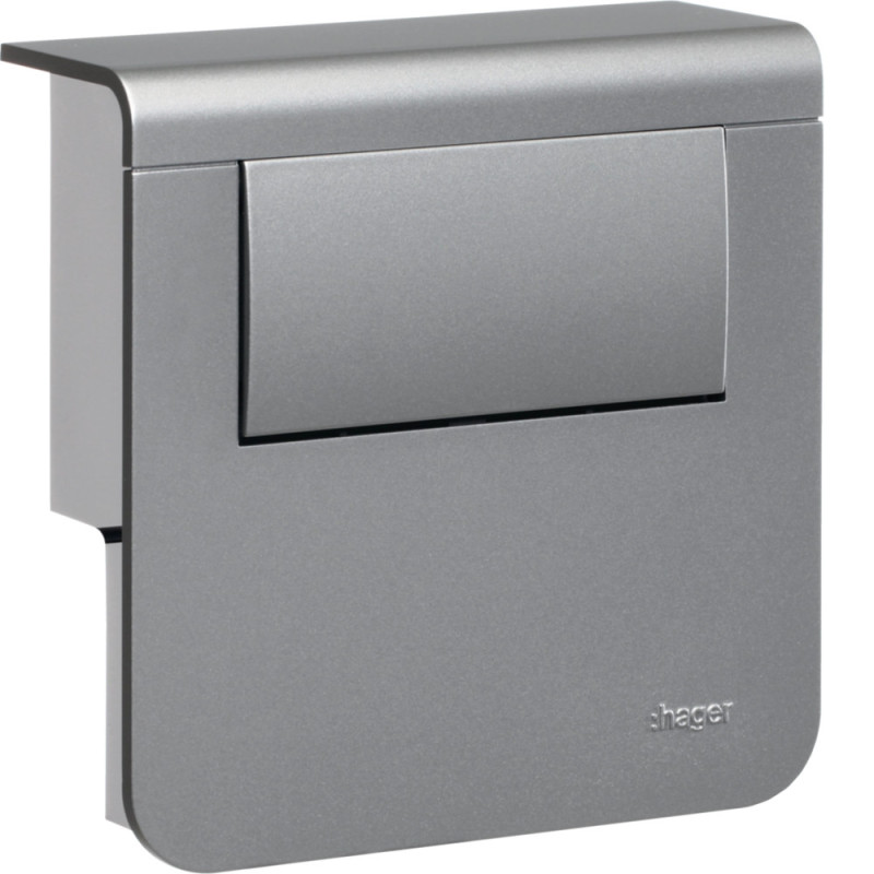 Support d'appareillage avec transformateur 30W aluminum - Hager - SL200809LEDD1