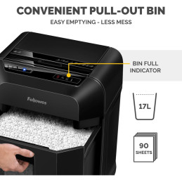 Destructeur de documents Fellowes AutoMax 90M 17L - 4633701