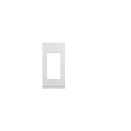 Plaque galérie plastique injecté 1 module pure - Hager - WXP0001