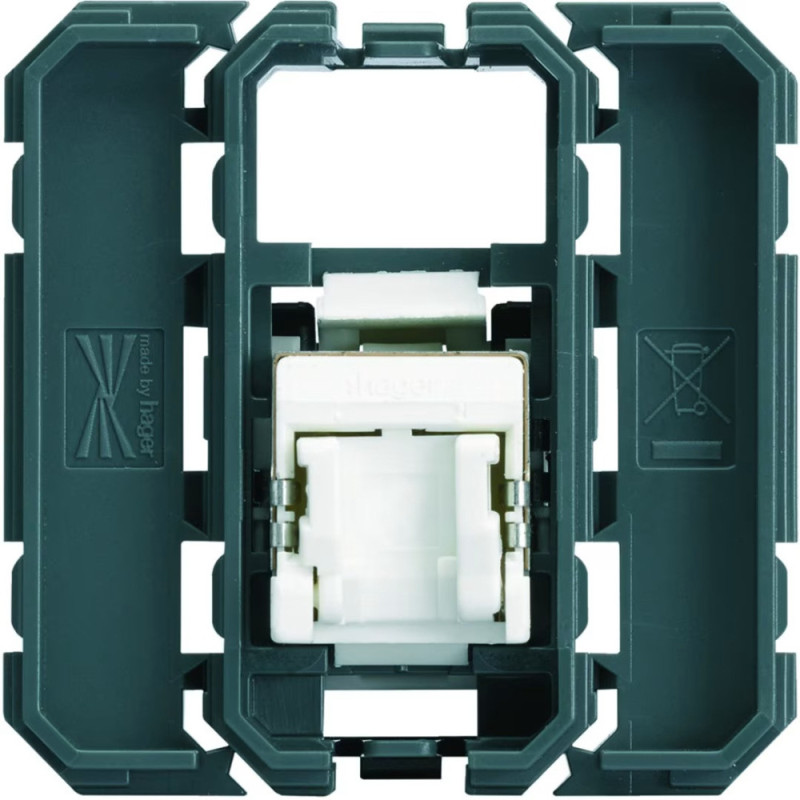 Prise galerié RJ45 cat.6 FTP - Hager - WXF224