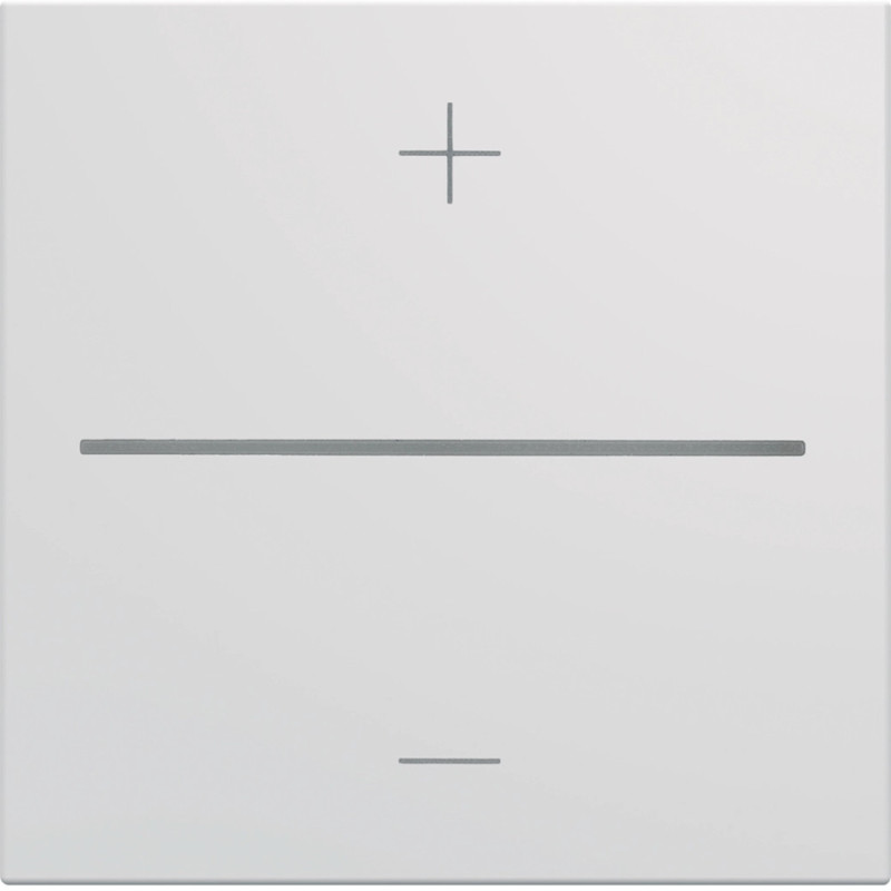 Enjoliveur galerie variateur connecté, finition Pure - Hager - WXD070B