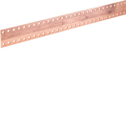 Barre cuivre perforé M10 900A 80x5x1750mm - Hager - UC966