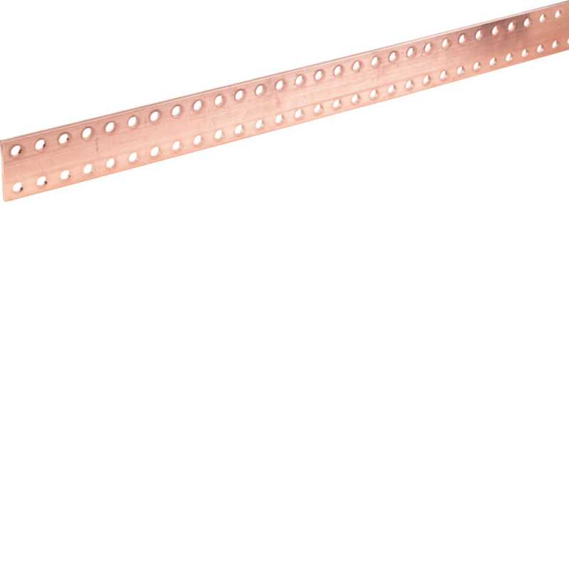 Barre cuivre perforé M10 700A 63x5x1750mm - Hager - UC922