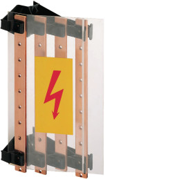 Support pour jeu de barres étagé latéral quadro 250A pour barre 20x5mm - Hager - UC830